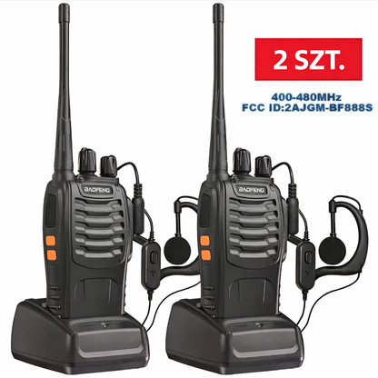 Ładowalne walkie-talkie USB