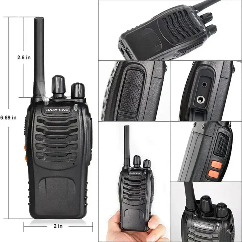 Ładowalne walkie-talkie USB