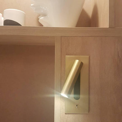 Lampa do czytania naścienna z wbudowanym oświetleniem nocnym LED
