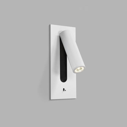Lampa do czytania naścienna z wbudowanym oświetleniem nocnym LED