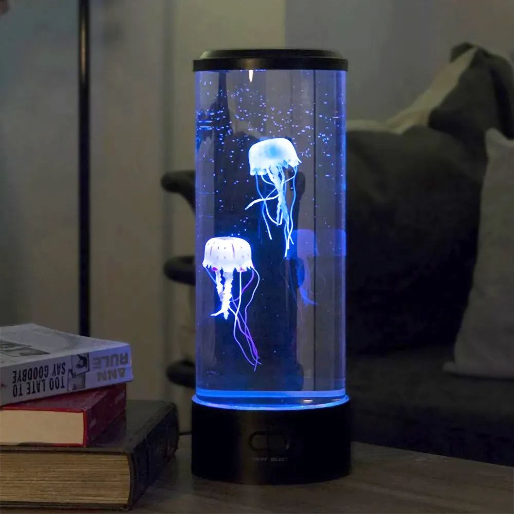 Lampa LED w formie meduzy z wielokolorowym światłem