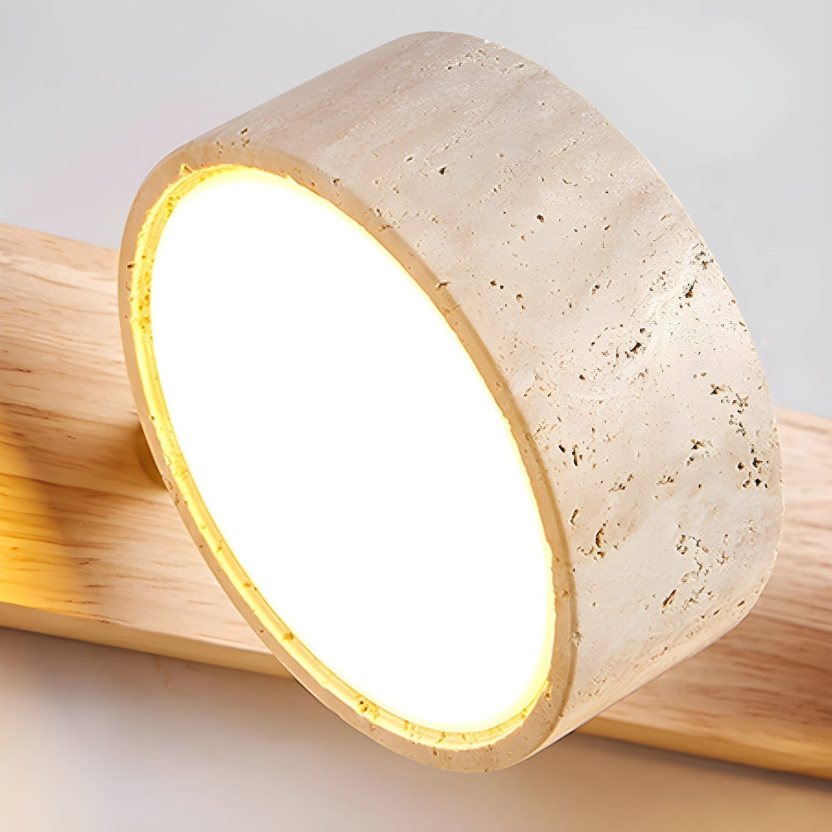 Lampa LED z naturalnego kamienia do przedpokoju łazienki sypialni
