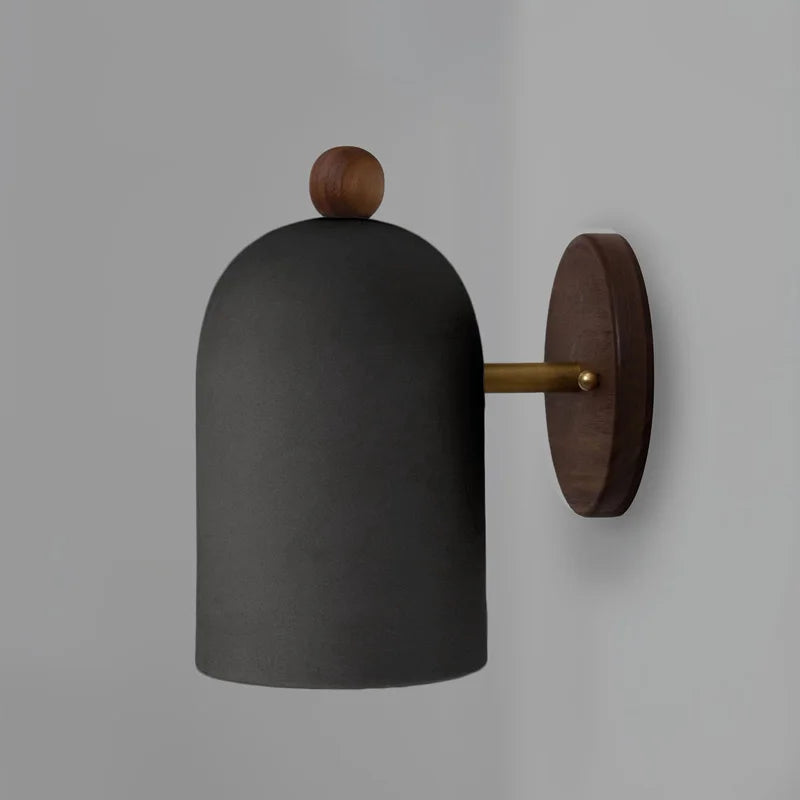 Lampa Ścienna Wabi-Sabi z Orzecha – Przytulność i Styl