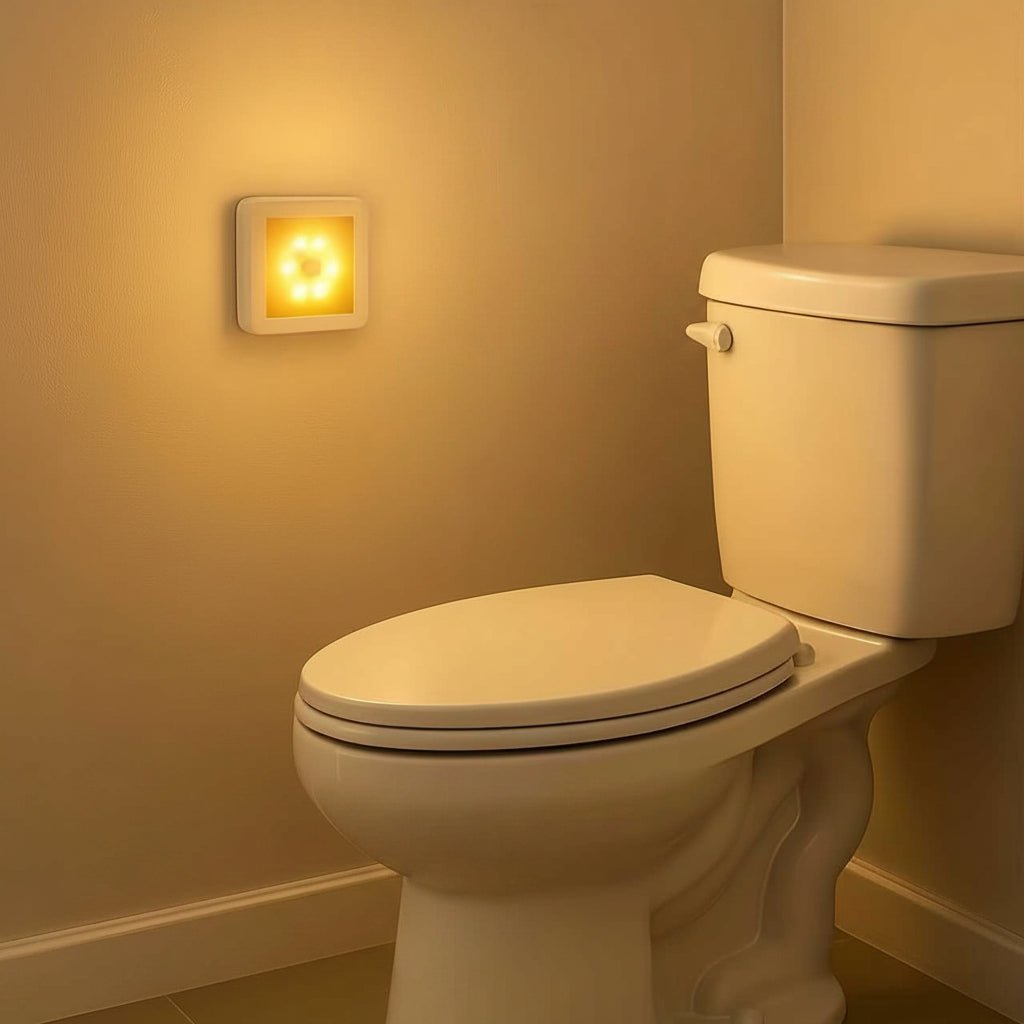 Lampa Ścienna z Czujnikiem Ruchu Lampka Nocna Prowadząca