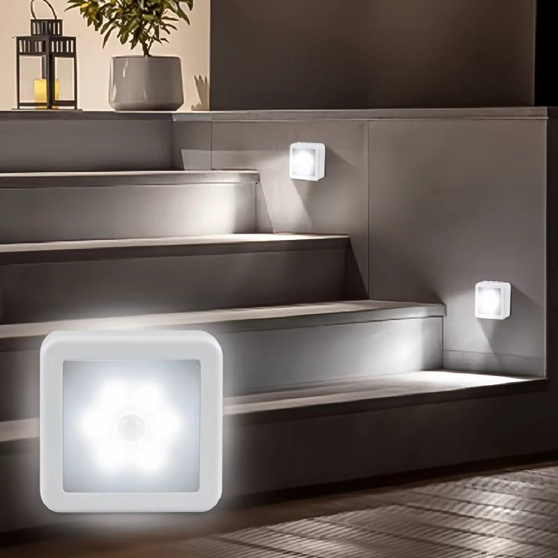 Lampa Ścienna z Czujnikiem Ruchu Lampka Nocna Prowadząca
