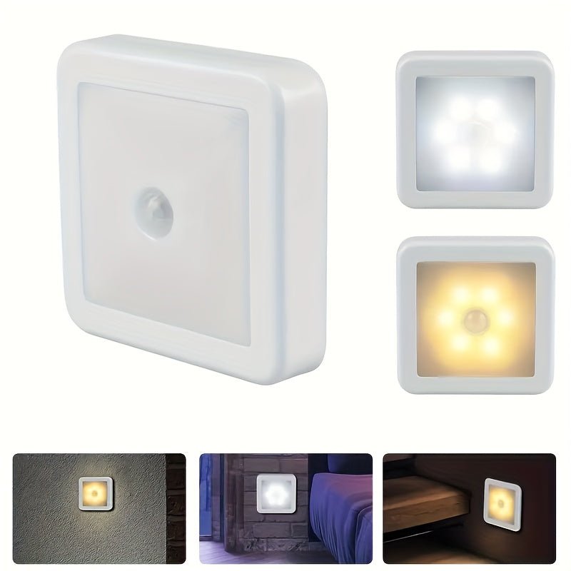 Lampa Ścienna z Czujnikiem Ruchu Lampka Nocna Prowadząca