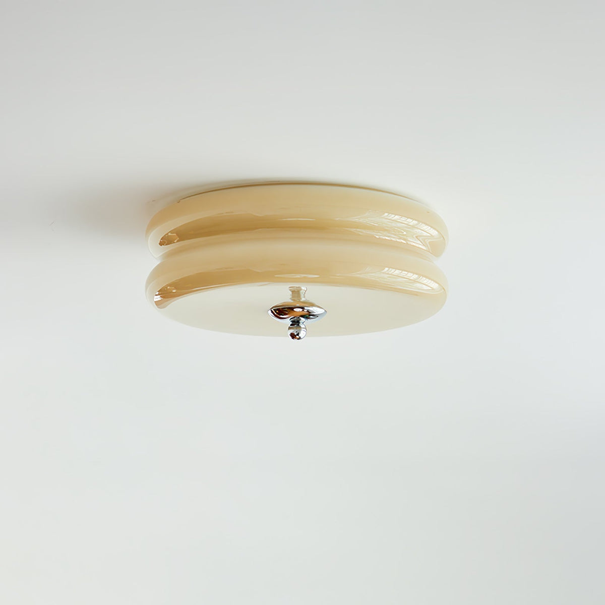 Lampa Sufitowa Art Deco z Ryflowanym Szkłem – Styl Vintage