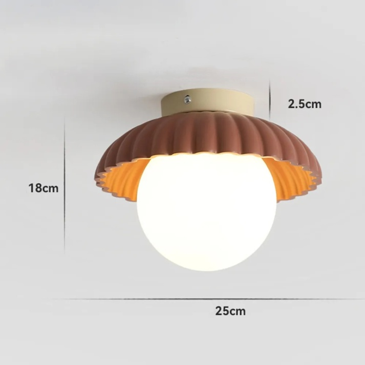 Lampa sufitowa do przedpokoju do montażu natynkowego
