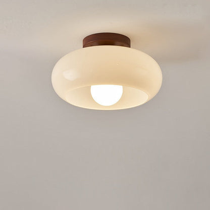 Lampa Sufitowa LED Bauhaus Kremowa - Nowoczesne Oświetlenie do Wnętrz