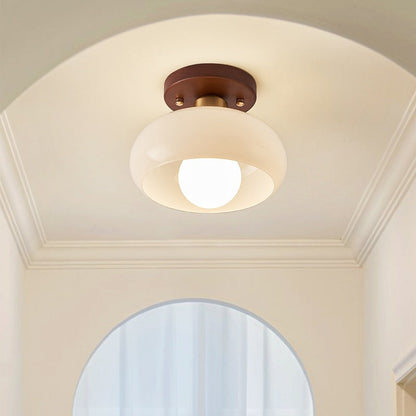 Lampa Sufitowa LED Bauhaus Kremowa - Nowoczesne Oświetlenie do Wnętrz