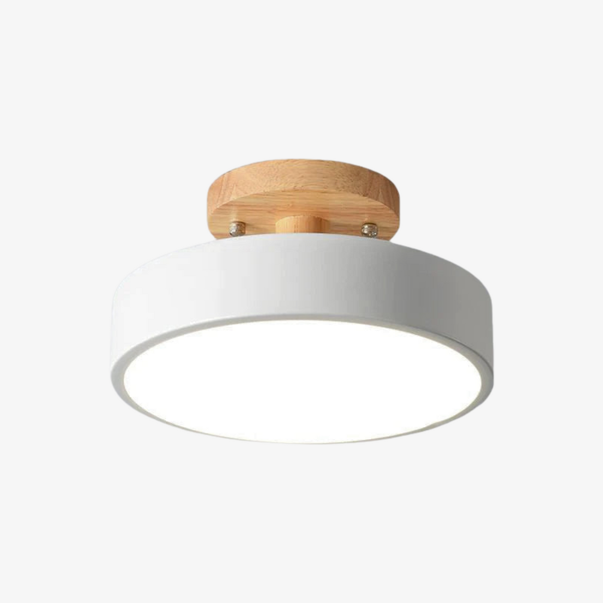 Lampa sufitowa LED do montażu podtynkowego w stylu skandynawskim do wnętrz