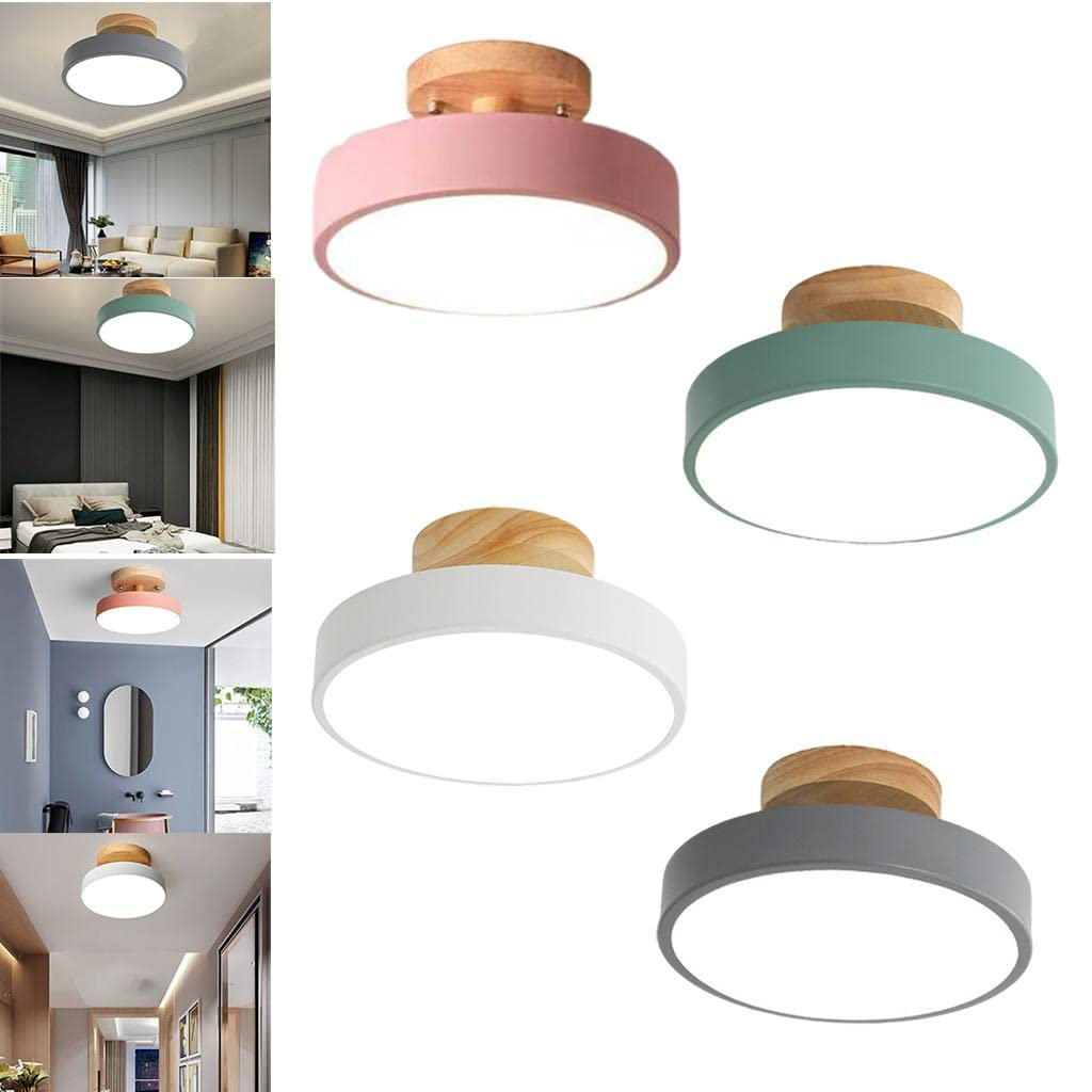 Lampa sufitowa LED do montażu podtynkowego w stylu skandynawskim do wnętrz