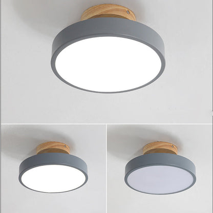 Lampa sufitowa LED do montażu podtynkowego w stylu skandynawskim do wnętrz