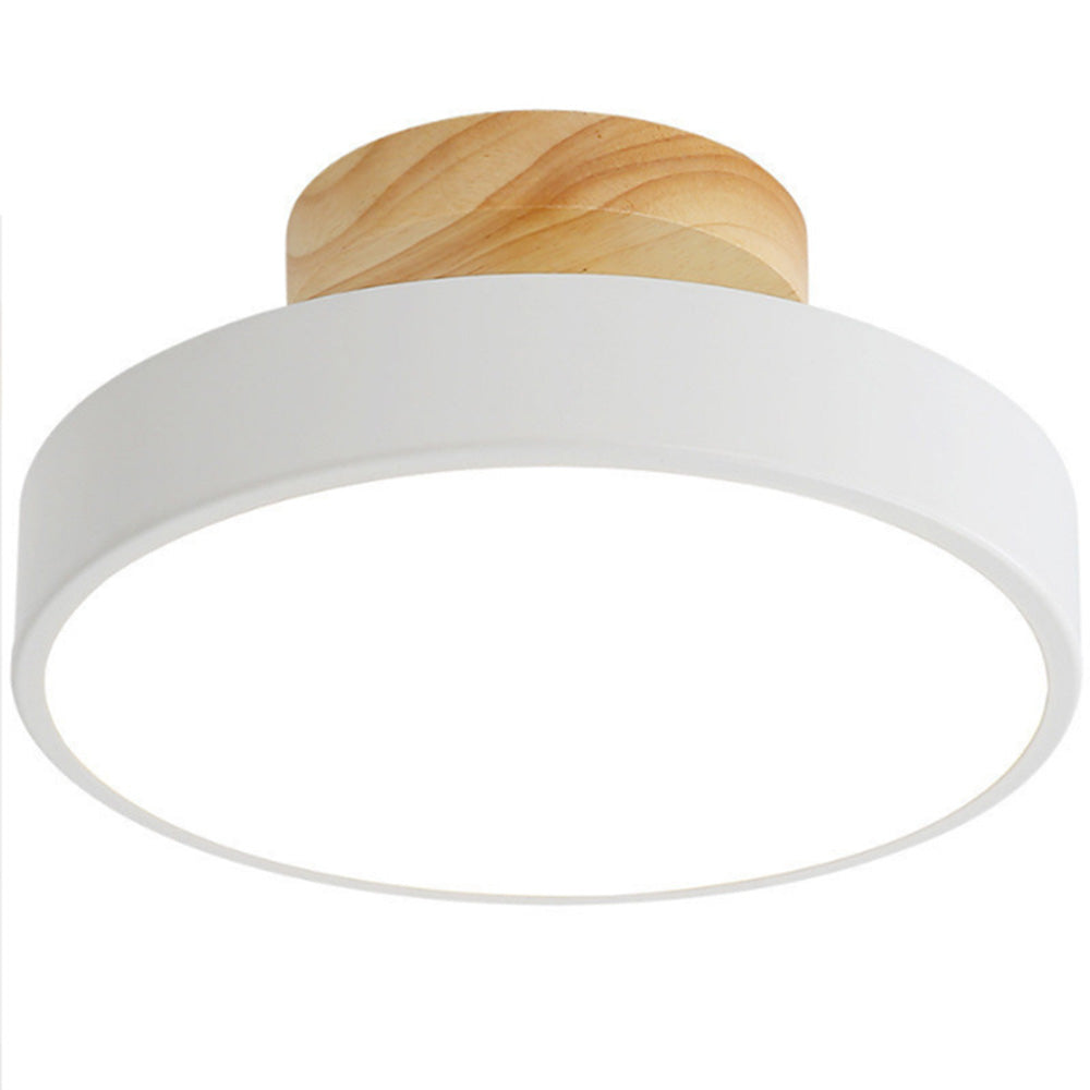 Lampa sufitowa LED do montażu podtynkowego w stylu skandynawskim do wnętrz