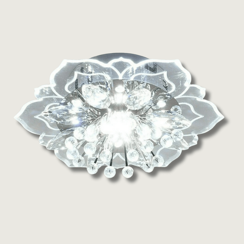 Lampa Sufitowa LED Kryształowy Kwiat - Elegancja i Blask