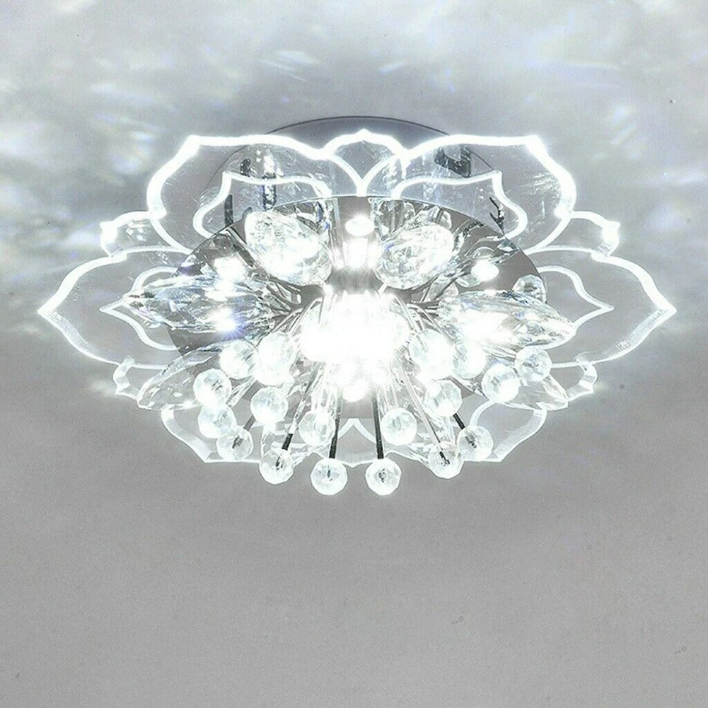 Lampa Sufitowa LED Kryształowy Kwiat - Elegancja i Blask