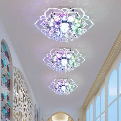Lampa Sufitowa LED Kryształowy Kwiat - Elegancja i Blask