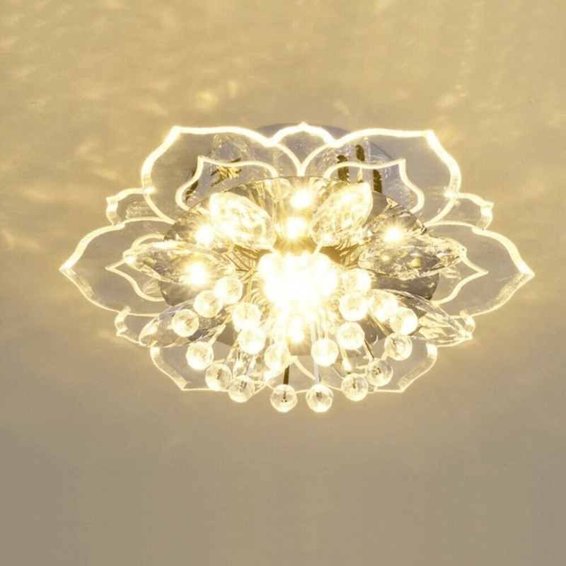 Lampa Sufitowa LED Kryształowy Kwiat - Elegancja i Blask