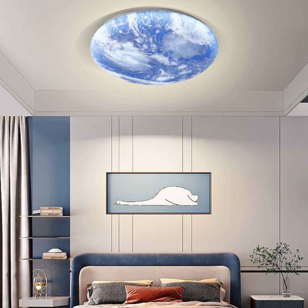 Lampa sufitowa LED Księżycowa z Ciepłym Światłem