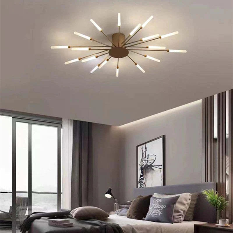 Lampa sufitowa LED minimalistyczny styl industrialny do wnętrz