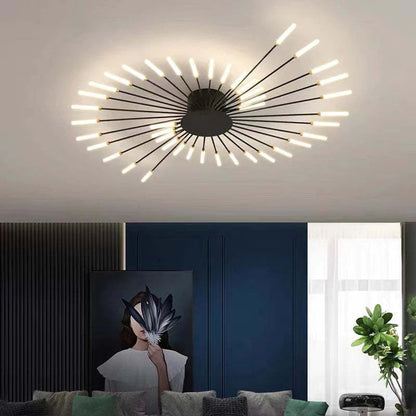 Lampa sufitowa LED minimalistyczny styl industrialny do wnętrz