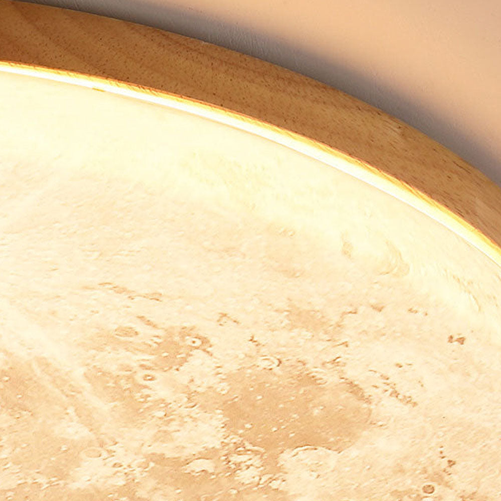 Lampa Sufitowa LED Moonlamp – Minimalistyczna Okrągła z Ciepłym Światłem