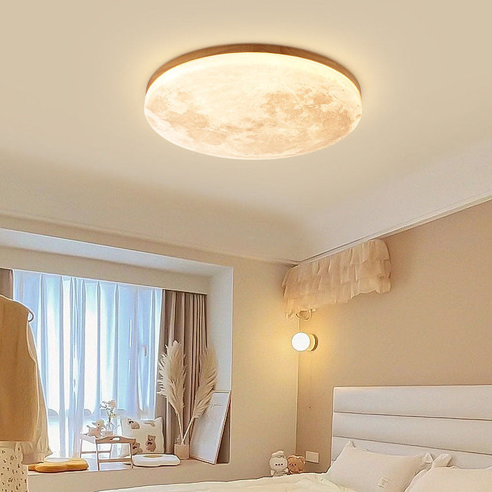 Lampa Sufitowa LED - Nowoczesne Oświetlenie z Drewna