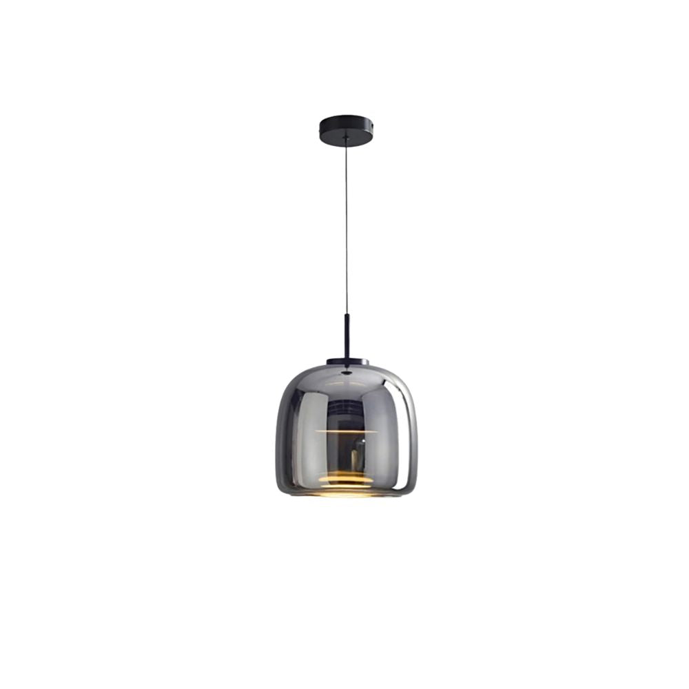 Lampa Sufitowa LED Retro - Potrójny Szklany Klosz, Regulowana Barwa