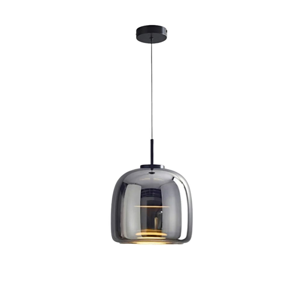 Lampa Sufitowa LED Retro - Potrójny Szklany Klosz, Regulowana Barwa