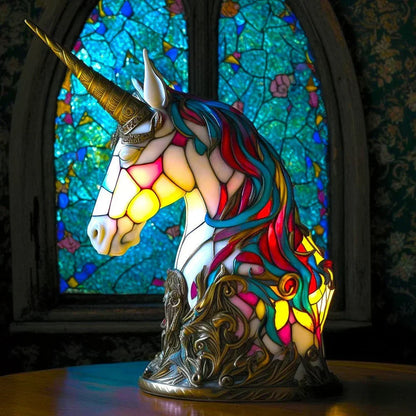 Lampa Sufitowa Witrażowa z Motywem Zwierzęcym dla Domu