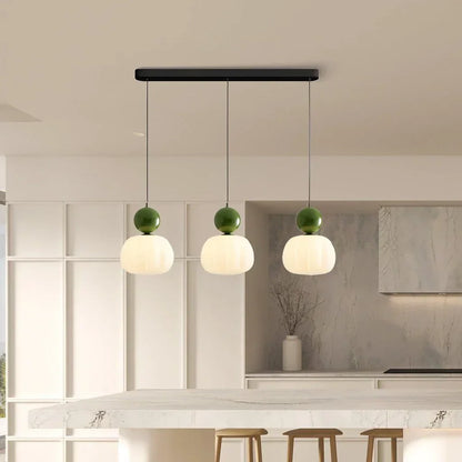 Lampa Wisząca Art Deco z Złotym Akcentem i Szklanym Kloszem