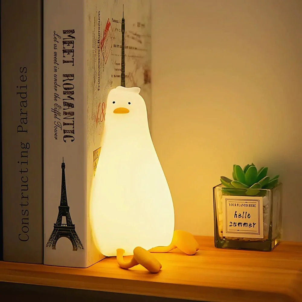 Lampka stołowa nocna LED Śpiący przyjaciele lampka przyłóżkowa