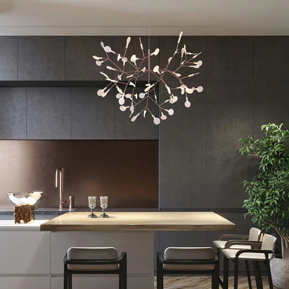 Lampy sufitowe w stylu Firefly – nowoczesny żyrandol typu Sputnik