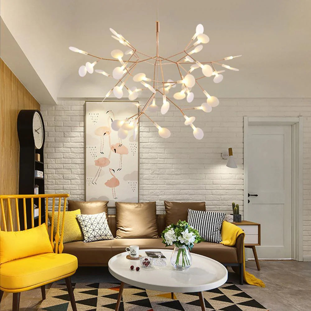 Lampy sufitowe w stylu Firefly – nowoczesny żyrandol typu Sputnik
