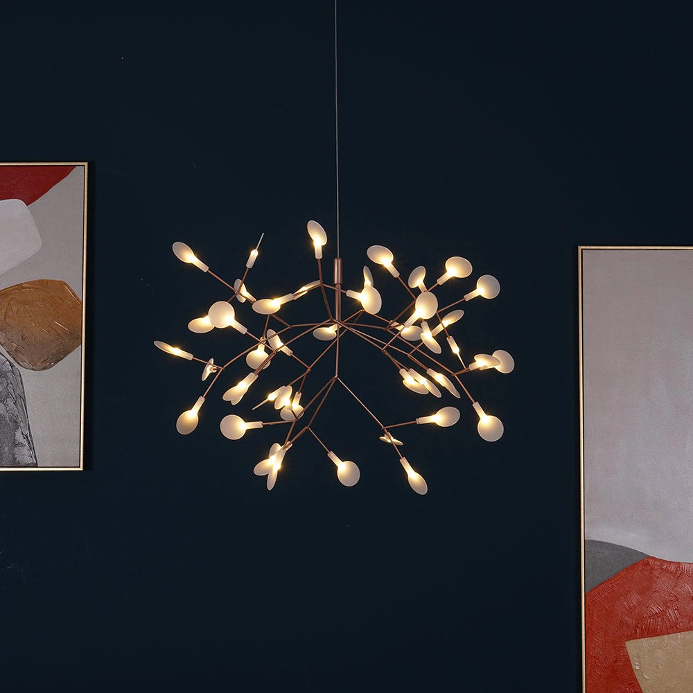 Lampy sufitowe w stylu Firefly – nowoczesny żyrandol typu Sputnik