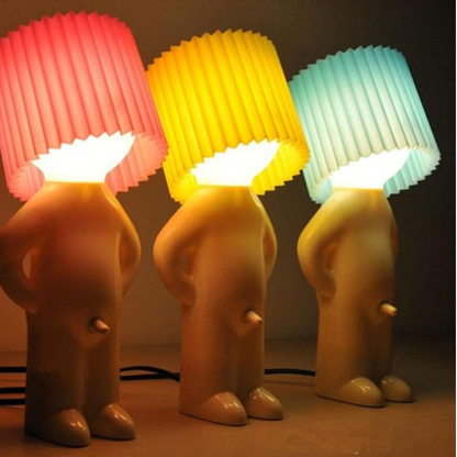 Lampka biurkowa z figurką | Materiał ABS | QuirkLite