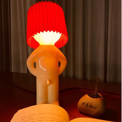 Lampka biurkowa z figurką | Materiał ABS | QuirkLite