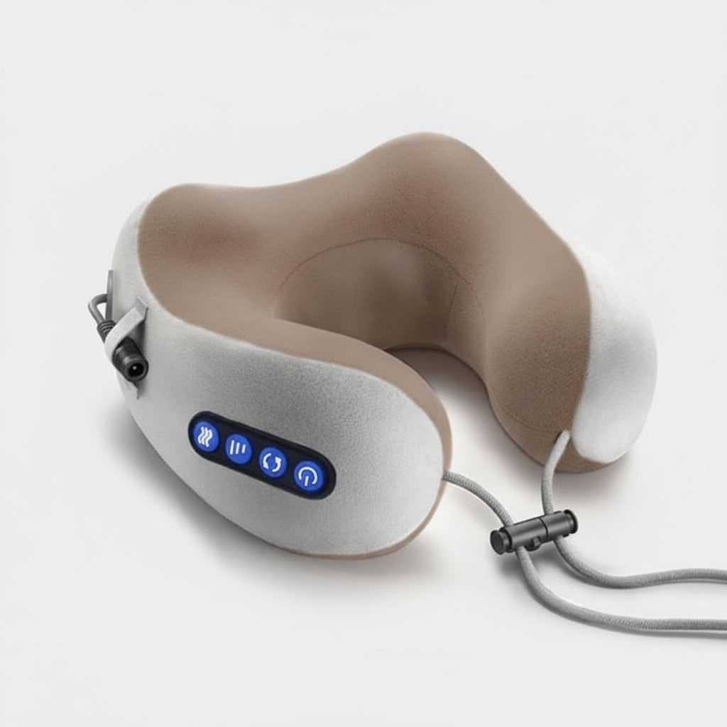 Masażer Karku i Szyi U-Shaped z Funkcją Podgrzewania Wibracji Bezprzewodowy