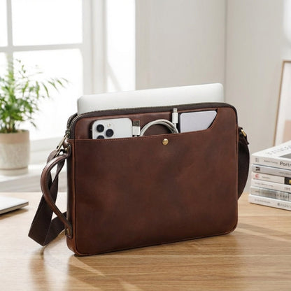 Męska Elegancka Torba na Laptopa – Bezpieczeństwo i Styl