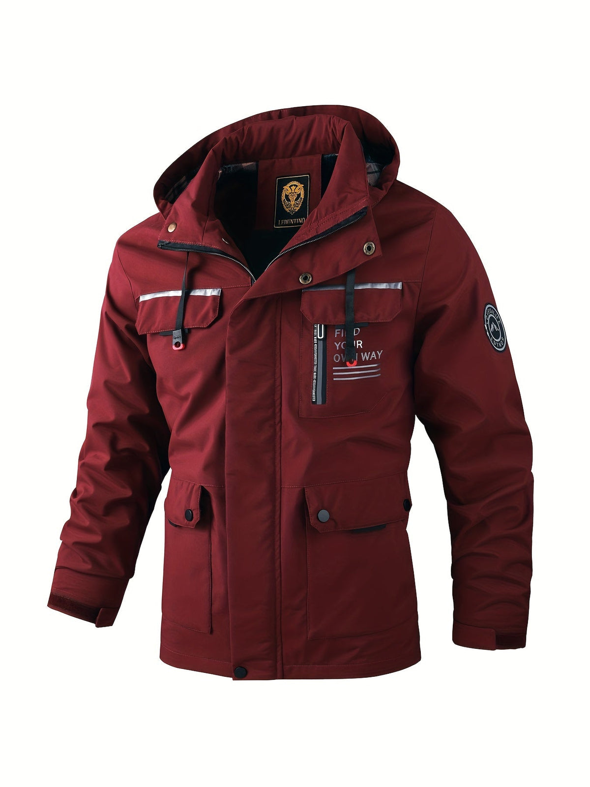 Męska Kurtka Zimowa Outdoor Nordfall - Wiatroodporna i Ciepła