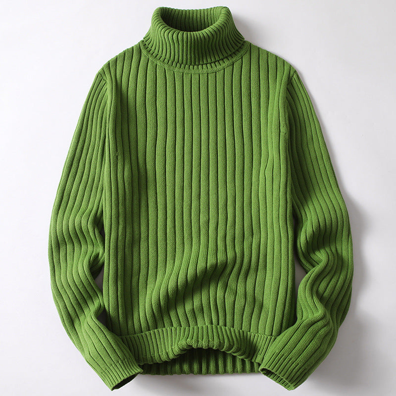 Męski Golf Elmer – Stylowy Sweter z Prążkowanym Splotem