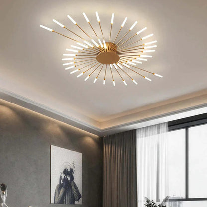 Minimalistyczna industrialna lampa sufitowa LED do nowoczesnych pokoi