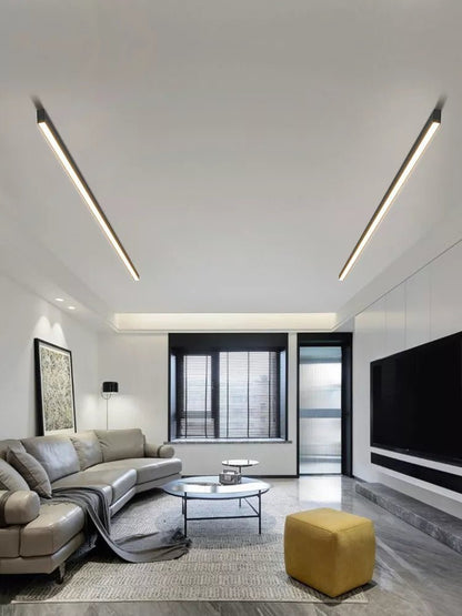 Minimalistyczna jasna skandynawska lampa sufitowa LED do domu