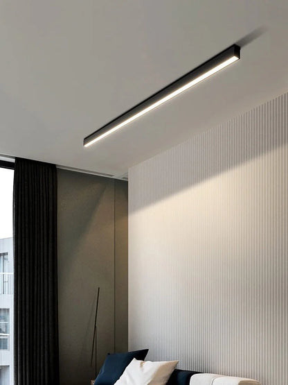 Minimalistyczna jasna skandynawska lampa sufitowa LED do domu