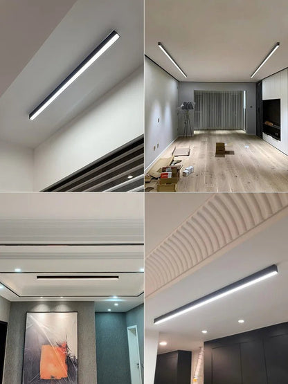 Minimalistyczna jasna skandynawska lampa sufitowa LED do domu