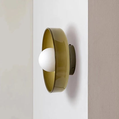 Minimalistyczna skandynawska lampa sufitowa LED ze szkła
