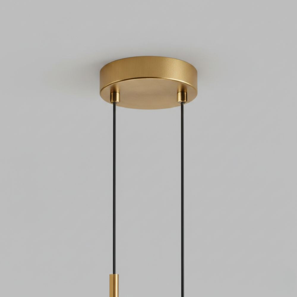 Minimalistyczna wisząca lampa sufitowa LED w stylu skandynawskim z regulowaną długością