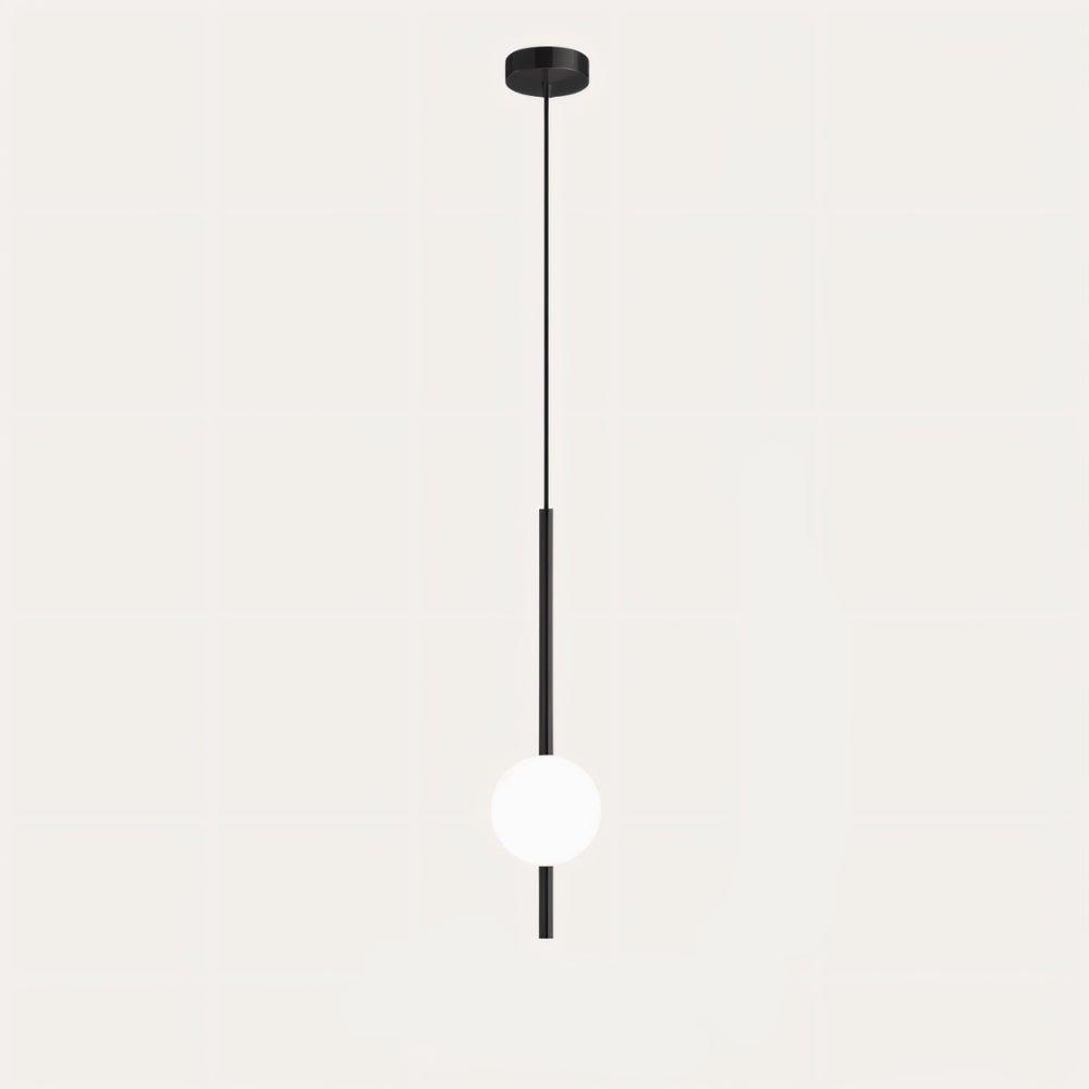 Minimalistyczna wisząca lampa sufitowa LED w stylu skandynawskim z regulowaną długością