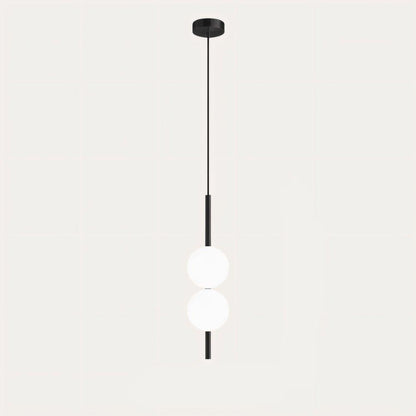 Minimalistyczna wisząca lampa sufitowa LED w stylu skandynawskim z regulowaną długością