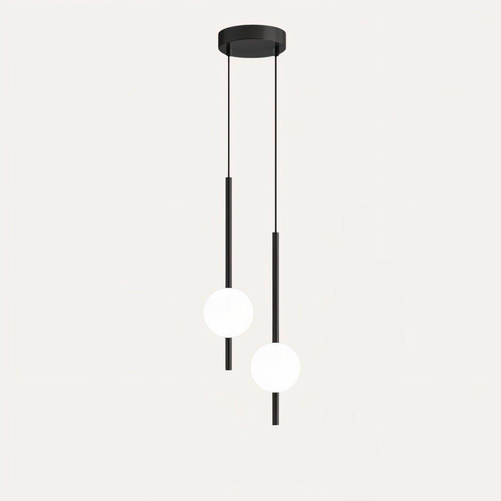 Minimalistyczna wisząca lampa sufitowa LED w stylu skandynawskim z regulowaną długością